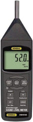 General - A and C Frequency Weight, Backlit LCD Display Class 1 Sound Meter - 30 to 130 Decibels - Industrial Tool & Supply