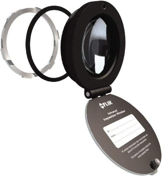 FLIR - 50mm (1.97\x94) Diam, Infrared Viewing Window - 1,590mm (2.46") View Area, 25.5mm (1") Thickness, Use with Thermal Imagers - Industrial Tool & Supply