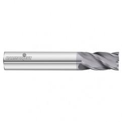 25mm Dia. x 100mm Overall Length 4-Flute 2mm C/R Solid Carbide SE End Mill-Round Shank-Center Cut-FC18 - Industrial Tool & Supply