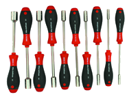 10 Piece - 3/16 - 5/8 - SoftFinish® Cushion Grip Inch Nut Driver Set - Industrial Tool & Supply