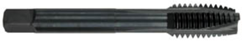 M12 x 1.75 Dia. - H11 - HSS - Nitride & Steam Oxide - +.005 Oversize Spiral Flute Tap - Industrial Tool & Supply