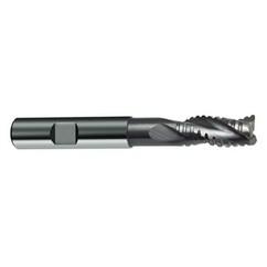 3mm Dia. - 57mm OAL - 3 FL Variable Helix Bright Carbide End Mill - Industrial Tool & Supply
