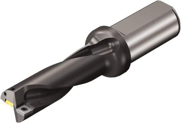 Sandvik Coromant - 232mm Max Drill Depth, 4xD, 58mm Diam, Indexable Insert Drill - 50mm Shank Diam, 50 Cylindrical Shank - Industrial Tool & Supply