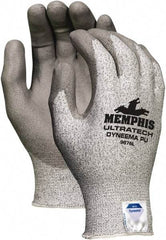 MCR Safety - Size 2XL, ANSI Cut Lvl 2, Puncture Lvl 3, Dyneema Cut & Puncture Resistant Gloves - 13" Long, Gray, Paired - Industrial Tool & Supply