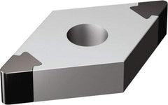 Sandvik Coromant - DNGA433 Grade 7025 Carbide Turning Insert - Uncoated, 55° Diamond, 1/2" Inscr Circle, 3/16" Thick, 3/64" Corner Radius - Industrial Tool & Supply
