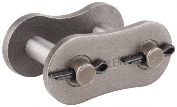 U.S. Tsubaki - 1-3/4" Pitch, ANSI 140, Cottered Roller Chain Connecting Link - For Use with Single Strand Chain - Industrial Tool & Supply