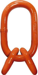 CM - 100 Grade Powder Coated Steel Oblong Link Assembly - 1-3/4" Diameter, 91,700 Lb Load Limit - Industrial Tool & Supply
