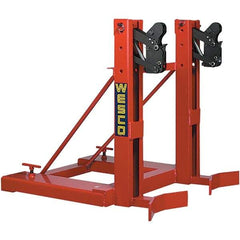 Wesco Industrial Products - 1,000 Lb Load Capacity, 16, 30, 55 & 85 Gal Drum Grab - 33-1/4" Wide x 34" High, Steel Wheels - Industrial Tool & Supply