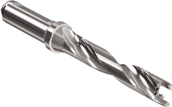 Seco - 15 to 15.99mm Diam, 5xD, 80mm Max Depth, 5/8" Shank Diam, 3.551" Flute, 6.031" OAL, Replaceable Tip Drill - SD405 Toolholder, Series Crownloc Plus - Industrial Tool & Supply