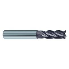 12mm Dia. - 83mm OAL - 4 FL Variable Helix Super-A Carbide End Mill - Industrial Tool & Supply