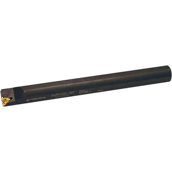 Tool-Flo - Internal Thread, Left Hand Cut, 1" Shank Width x 1" Shank Height Indexable Threading Toolholder - 10" OAL, 22NL Insert Compatibility, AVR Toolholder, Series Laydown - Industrial Tool & Supply