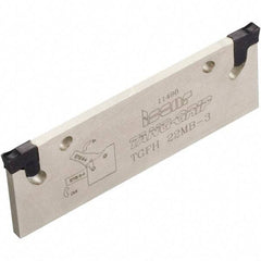 Iscar - 22.2mm Blade Height, 0.1339" Blade Width, 2.7559" OAL, Neutral Cut, Indexable Cut-Off Blade - 14mm Max Depth of Cut, TGFH Blade, Tang-Grip Series - Industrial Tool & Supply