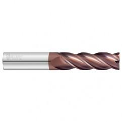 16mm Dia. x 125mm Overall Length 4-Flute 3mm C/R Solid Carbide SE End Mill-Round Shank-Center Cut-FC20 - Industrial Tool & Supply