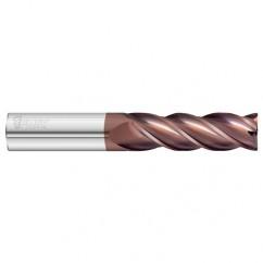 5/8 Dia. x 5 Overall Length 4-Flute .120 C/R Solid Carbide SE End Mill-Round Shank-Center Cut-FC20 - Industrial Tool & Supply