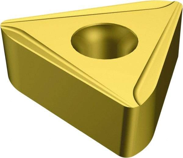 Sandvik Coromant - TNMX3309 PF Grade 3005 Carbide Turning Insert - TiCN/AI2O3/TiN Finish, 60° Triangle, 3/4" Inscr Circle, 3/8" Thick, 1/16" Corner Radius - Industrial Tool & Supply