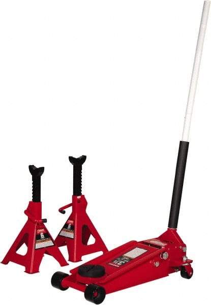Sunex Tools - 3.5 Ton Capacity Service Floor Jack - 4 to 19-1/2" High - Industrial Tool & Supply