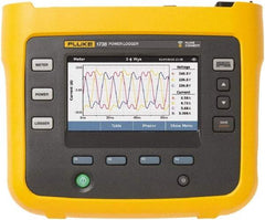 Fluke - 3 Phase, 1 to 500 Amp Capability, Power Meter - Industrial Tool & Supply