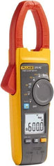 Fluke - 375 FC, CAT IV, CAT III, Digital True RMS Clamp Meter with 1.3386" Clamp On Jaws - 1000 VAC/VDC, 999.9 AC/DC Amps, Measures Voltage, Capacitance, Current, Frequency, mVDC, Resistance - Industrial Tool & Supply