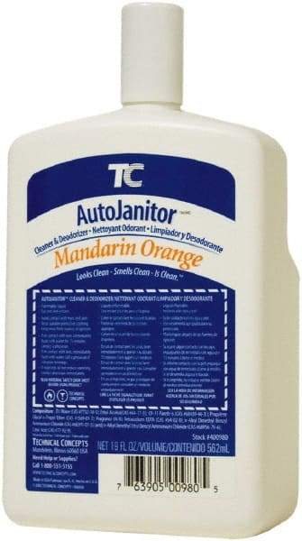 Technical Concepts - 562ml Mandarin Orange Automatic Urinal & Toilet Cleaner Dispenser Refills - For Use with 1793506, 1793507 - Industrial Tool & Supply