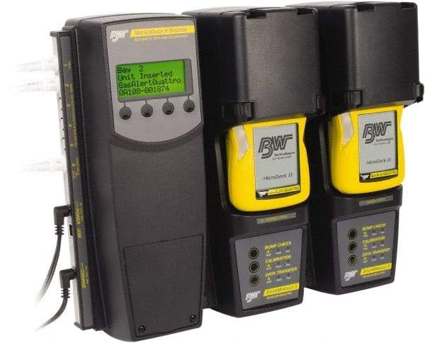 BW Technologies by Honeywell - 8.3' Long Gas Detector 2-Unit Docking Station - Plastic - Industrial Tool & Supply