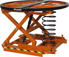 Presto Lifts - 4,500 Lb Capacity Steel Leveler - 43-5/8" Diam x 28" High - Industrial Tool & Supply