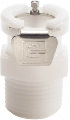 Parker - 1/8" Nominal Flow, 1/4 Thread, NPT Nonvalved Coupling Body - 120 Max psi, -40 to 180°F, Acetal Copolymer/Stainless Steel Coupling, Nitrile O-Ring - Industrial Tool & Supply