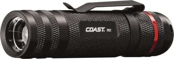 Coast Cutlery - White LED Bulb, 315 Lumens, Industrial/Tactical Flashlight - Black Aluminum Body, 3 AAA Batteries Included - Industrial Tool & Supply