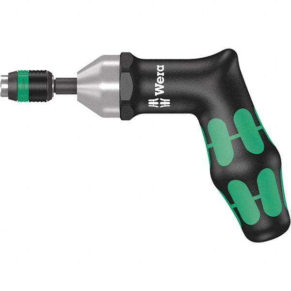 Wera - 1 Piece, 4 to 8.8 N/m, Ergo Cushion Grip Driver Preset Torque Limiting Screwdriver - 1/4" Drive - Industrial Tool & Supply