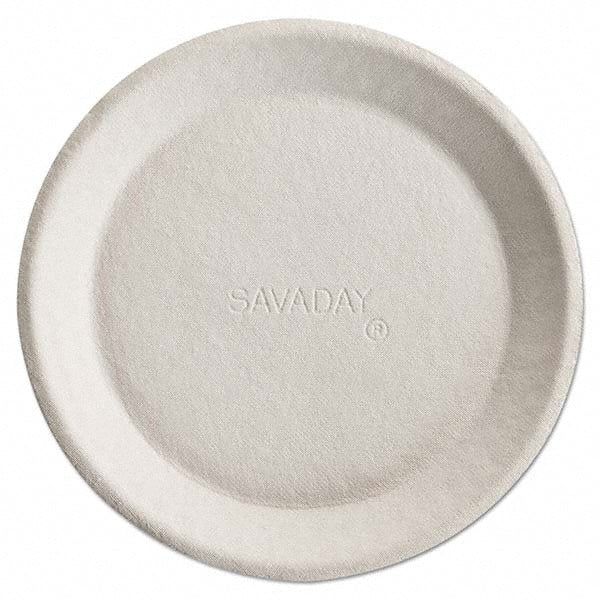 Chinet - Savaday Molded Fiber Plates, 10", Round, 500/Carton - Industrial Tool & Supply