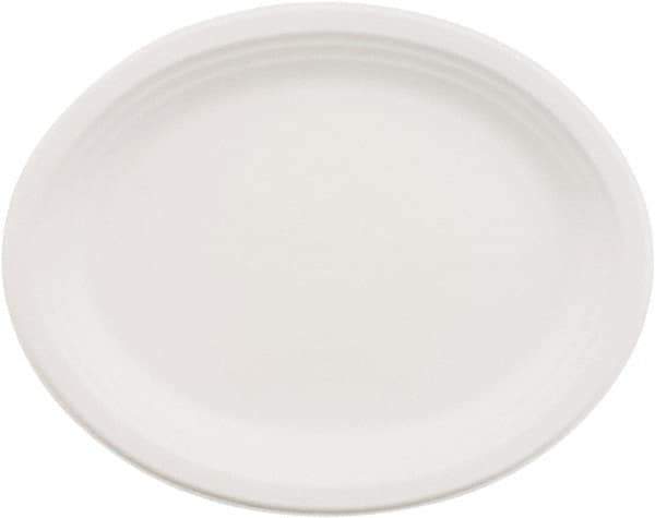Chinet - Chinet Paper Dinnerware, Oval Platter, 9-3/4 x 12-1/2 - White - Industrial Tool & Supply