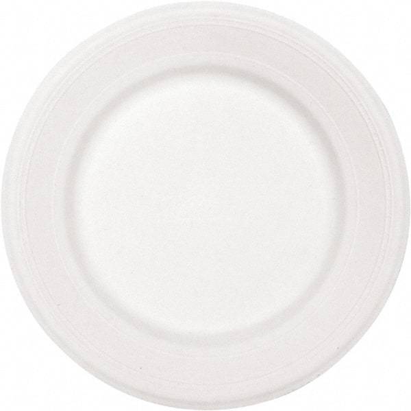 Chinet - Chinet Dinnerware Plate, 10-1/2" - White - Industrial Tool & Supply