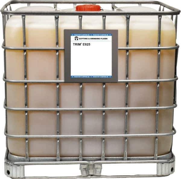 Master Fluid Solutions - Trim E925, 270 Gal Tote Emulsion Fluid - Water Soluble, For Cutting, Drilling, Sawing, Grinding - Industrial Tool & Supply