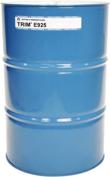 Master Fluid Solutions - Trim E925, 54 Gal Drum Emulsion Fluid - Water Soluble, For Cutting, Drilling, Sawing, Grinding - Industrial Tool & Supply