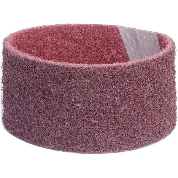 Norton - 2-3/4" Wide x 15-1/2" OAL, Aluminum Oxide Abrasive Belt - Aluminum Oxide, Medium, Nonwoven, Cloth Backing - Industrial Tool & Supply