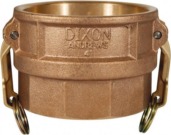 Dixon Valve & Coupling - 1-1/4" Brass Cam & Groove Suction & Discharge Hose Female Coupler Female NPT Thread - Part D, 1-1/4" Thread, 250 Max psi - Industrial Tool & Supply