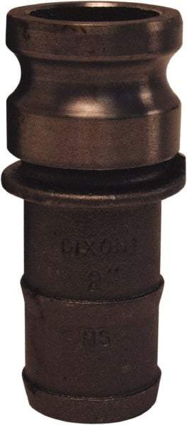 Dixon Valve & Coupling - 2" Malleable Iron Cam & Groove Suction & Discharge Hose Male Adapter Hose Shank - Part E, 250 Max psi - Industrial Tool & Supply