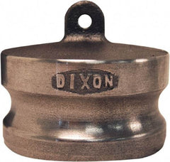 Dixon Valve & Coupling - 2" Malleable Iron Cam & Groove Suction & Discharge Hose Dust Plug For Use with Couplers - Part DP, 250 Max psi - Industrial Tool & Supply