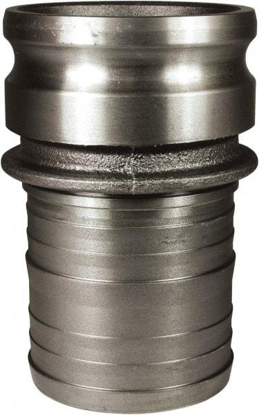 Dixon Valve & Coupling - 4" Ductile Iron Cam & Groove Suction & Discharge Hose Male Adapter Hose Shank - Part E, 100 Max psi - Industrial Tool & Supply
