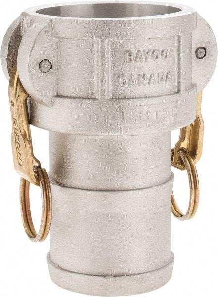 Dixon Valve & Coupling - 2-1/2" Aluminum Cam & Groove Suction & Discharge Hose Female Coupler Hose Shank - Part C, 150 Max psi - Industrial Tool & Supply