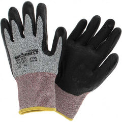 Cordova - Size M (8), ANSI Cut Lvl A4, ANSI Puncture Lvl 4, ANSI Abrasion Lvl 3, Foam Nitrile Coated Cut & Puncture Resistant Gloves - Industrial Tool & Supply