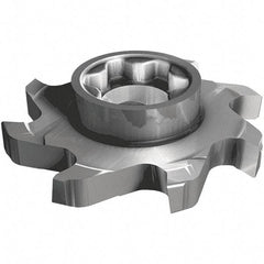 Iscar - SD D Grade IC908 Carbide T-Slot Milling Tip Insert - TiAlN Finish, 0.472" Cutting Diam - Industrial Tool & Supply