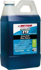 Betco - 2 L Plastic Bottle Pleasant Glass Cleaner - Concentrated, Use on Glass Surfaces - Industrial Tool & Supply