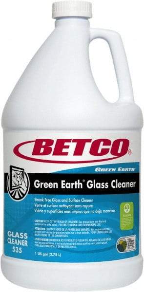 Betco - 1 Gal Jug Pleasant Glass Cleaner - Concentrated, Use on Glass Surfaces - Industrial Tool & Supply
