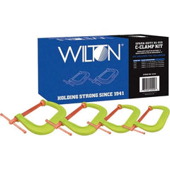 Wilton - C-Clamp & Cantilever Clamp Sets Clamp Type: Spark Duty C-Clamp Type: Kit - Industrial Tool & Supply