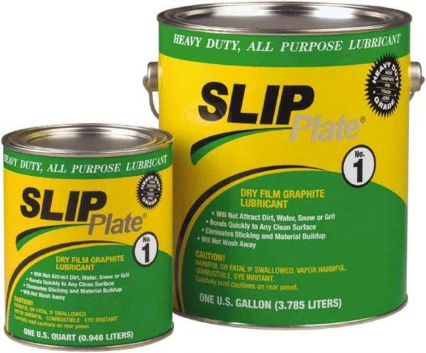SLIP Plate - 32 oz Can Lubricant - Black, -75°F to 450°F - Industrial Tool & Supply