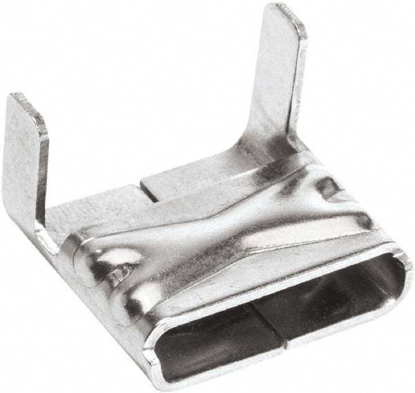 IDEAL TRIDON - Stainless Steel Banding Strap Buckle - 3/4" Wide x 0.02" Thick - Industrial Tool & Supply