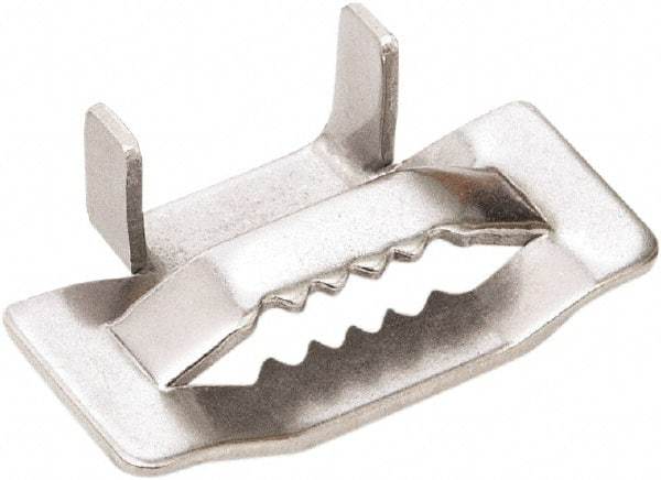 IDEAL TRIDON - Stainless Steel Banding Strap Buckle - 3/4" Wide x 0.03" Thick - Industrial Tool & Supply