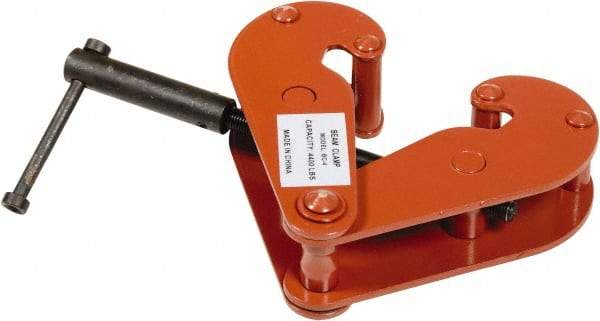 Vestil - 4,000 Lb Capacity Beam Clamp - Industrial Tool & Supply