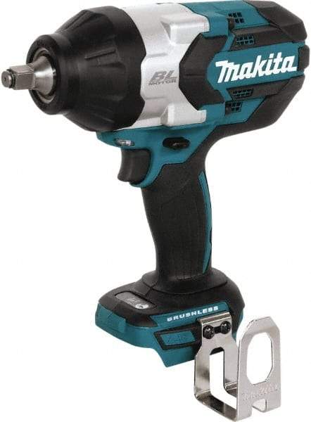 Makita - 1/2" Drive 18 Volt T-Handle Cordless Impact Wrench & Ratchet - 1,700 RPM, 750 Ft/Lb Torque, Lithium-Ion Batteries Not Included - Industrial Tool & Supply
