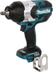 Makita - 1/2" Drive 18 Volt T-Handle Cordless Impact Wrench & Ratchet - 1,700 RPM, 750 Ft/Lb Torque, Lithium-Ion Batteries Not Included - Industrial Tool & Supply